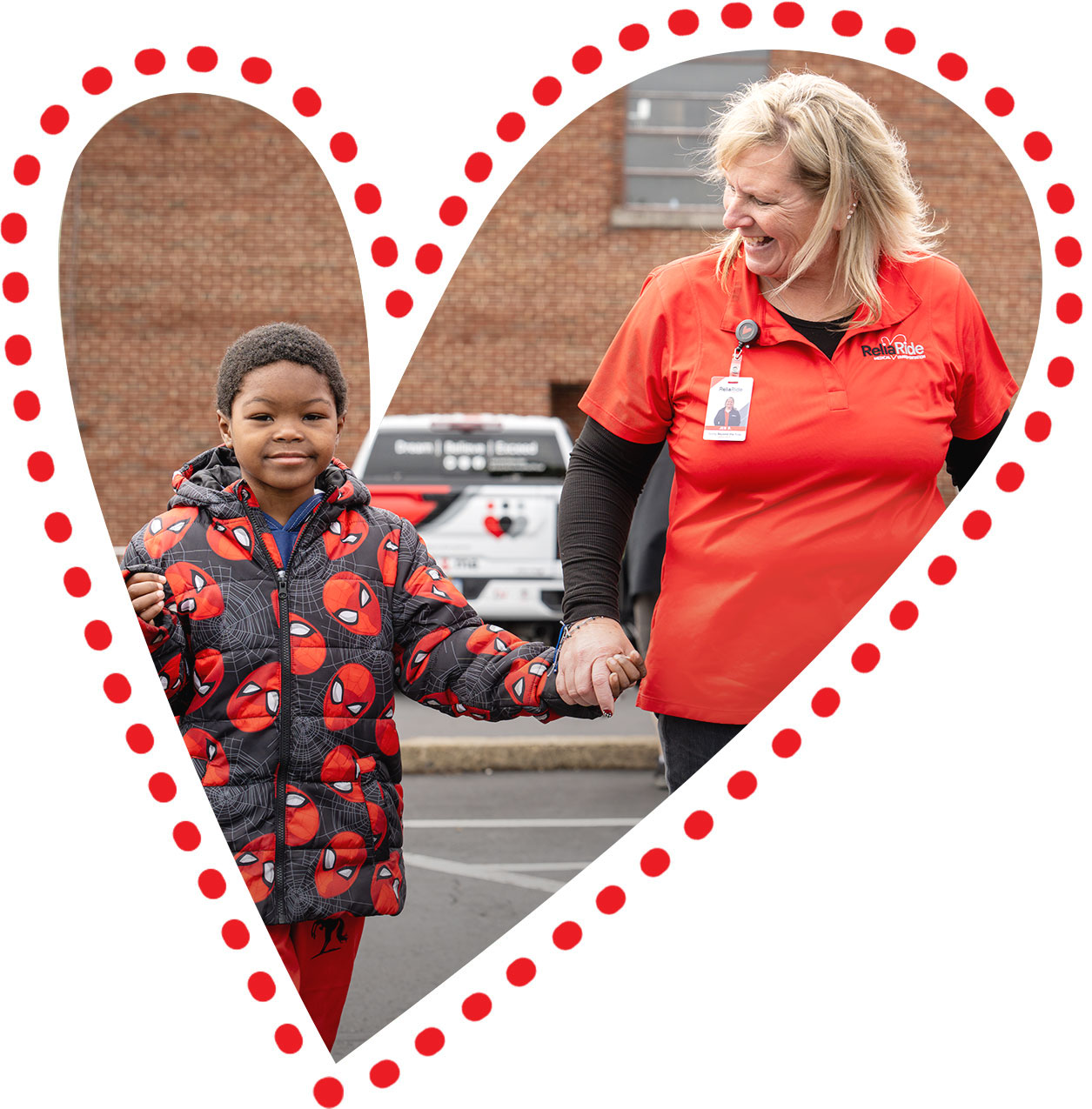Transportation for Kids with Autism ReliaRide Driver Assisting Boy in to Car