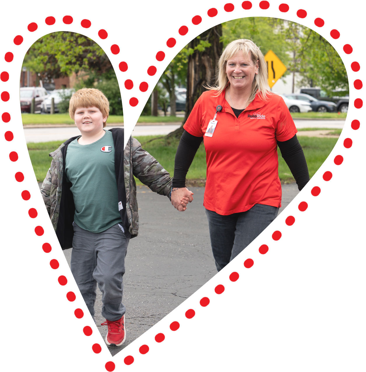 Transportation for Kids with Autism ReliaRide Driver Assisting Boy in to Vehicle